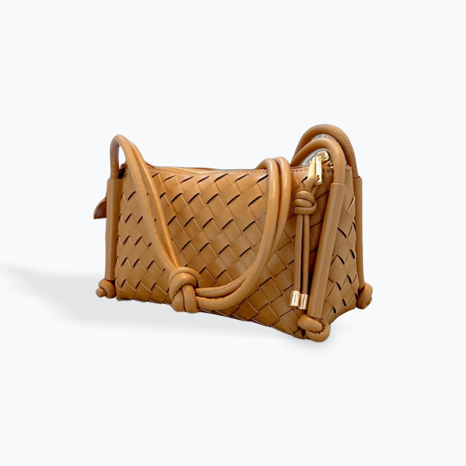 Cejon - WOVEN TRAPEZOID SHOULDER CROSSBODY BAG