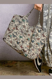 Pol - Women's Butterfly Meadow Tote Bag
