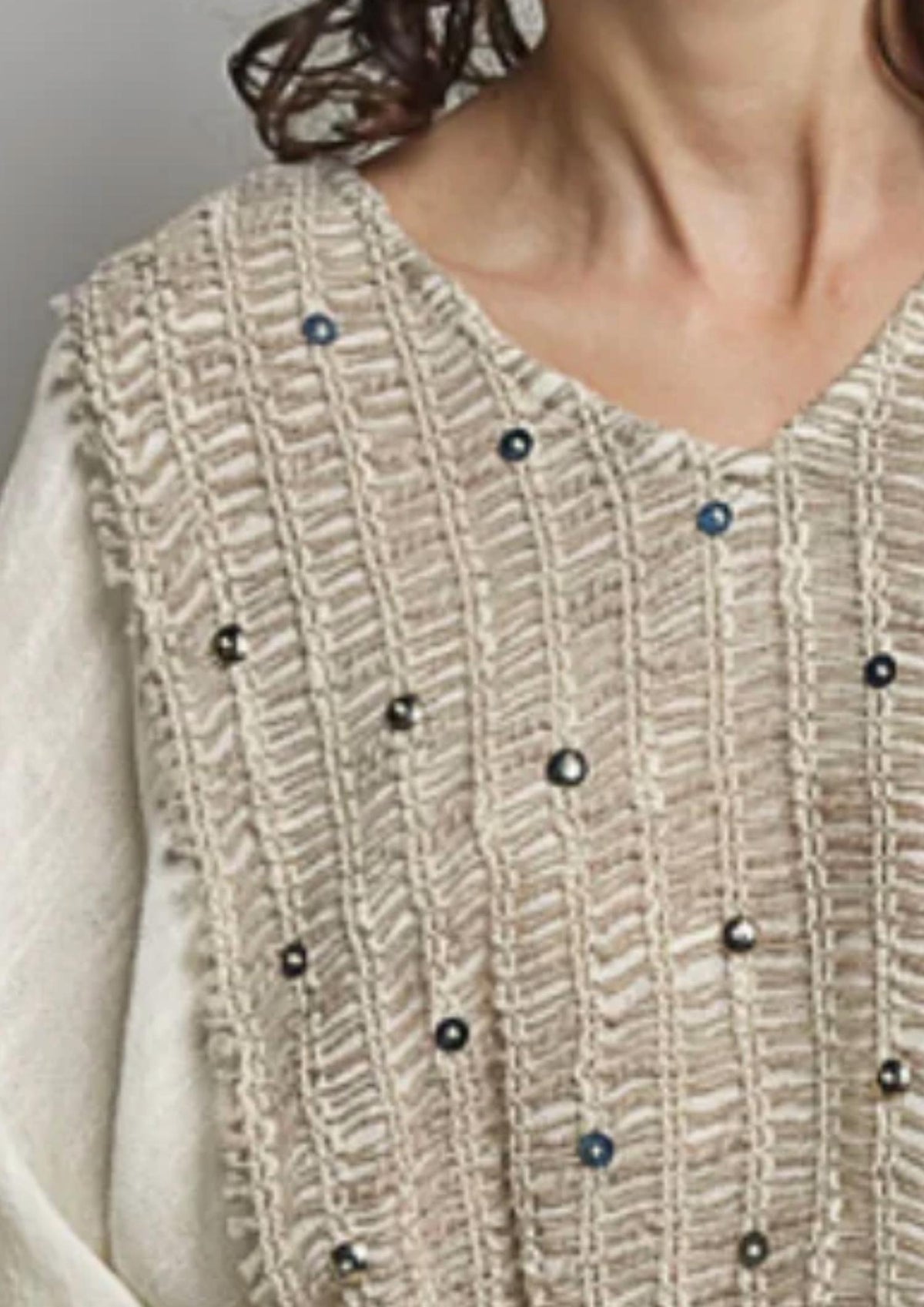 Pol - Sterling Studded Kimono Top