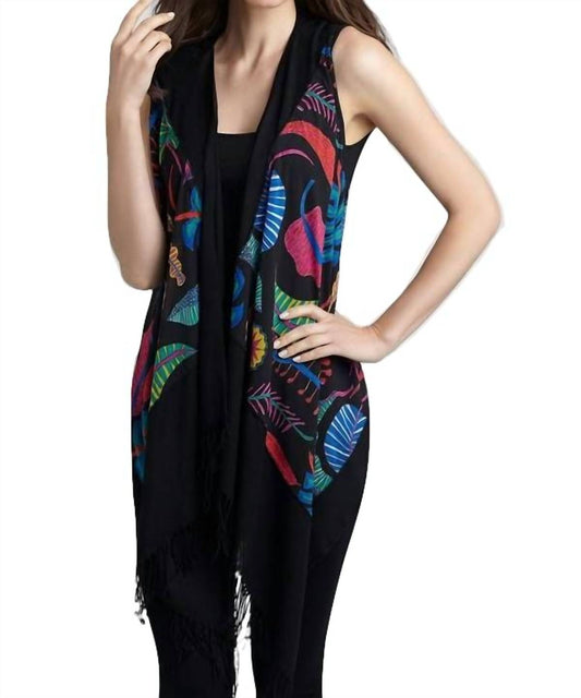 Wild Hues Long Vest