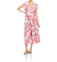 Fifteen Twenty - Kristine Tiered Front Slit Midi Dress
