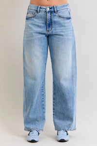 Judy Blue High Waisted Wilhelmina Rigid Magic Jeans in light blue - women's jeans