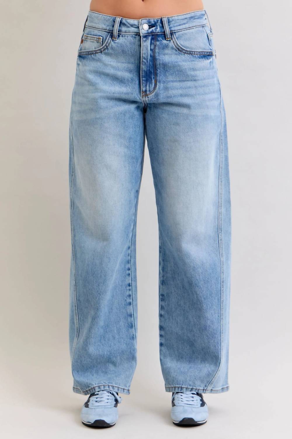 Judy Blue High Waisted Wilhelmina Rigid Magic Jeans in light blue - women's jeans