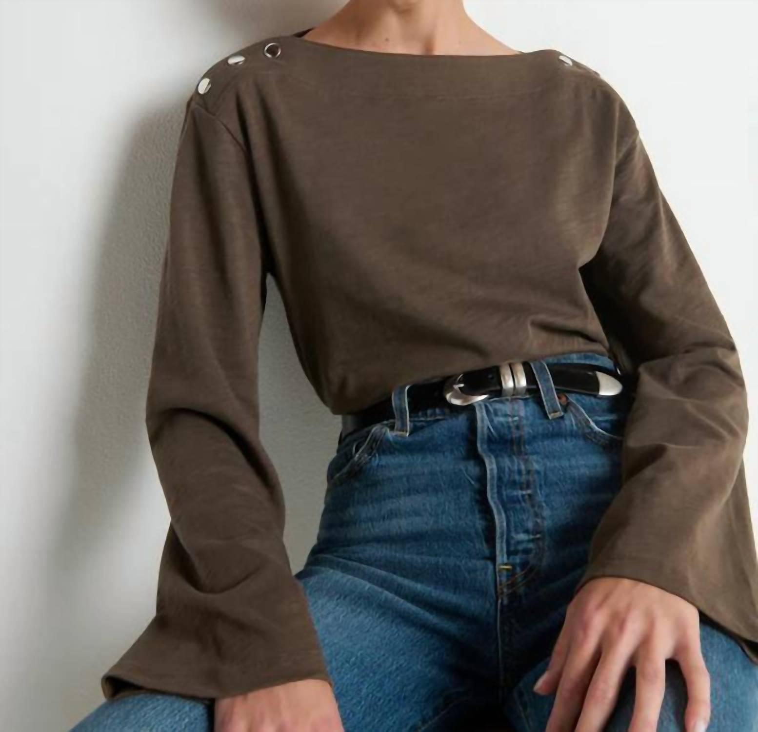 Nation Ltd - Rochelle Boatneck Tee