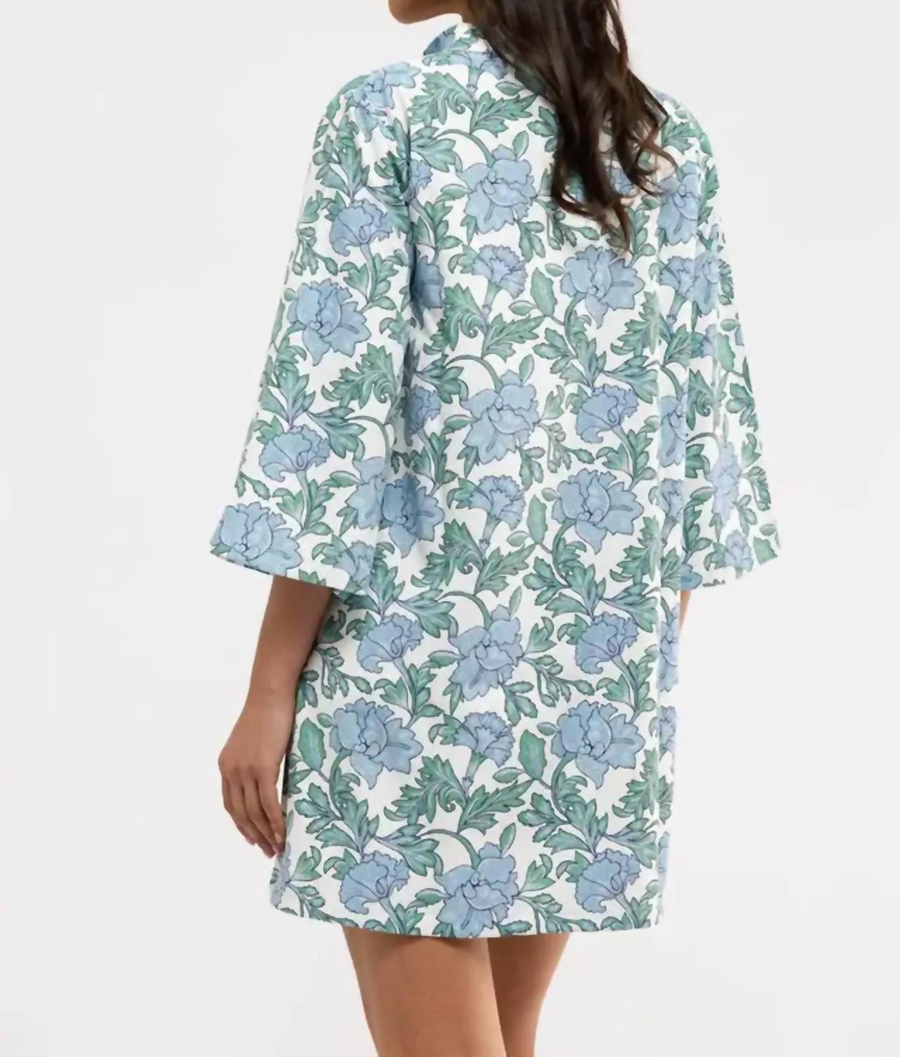 SMITH & QUINN Phoebe Dress in coastal garden - women's dress - alternate view