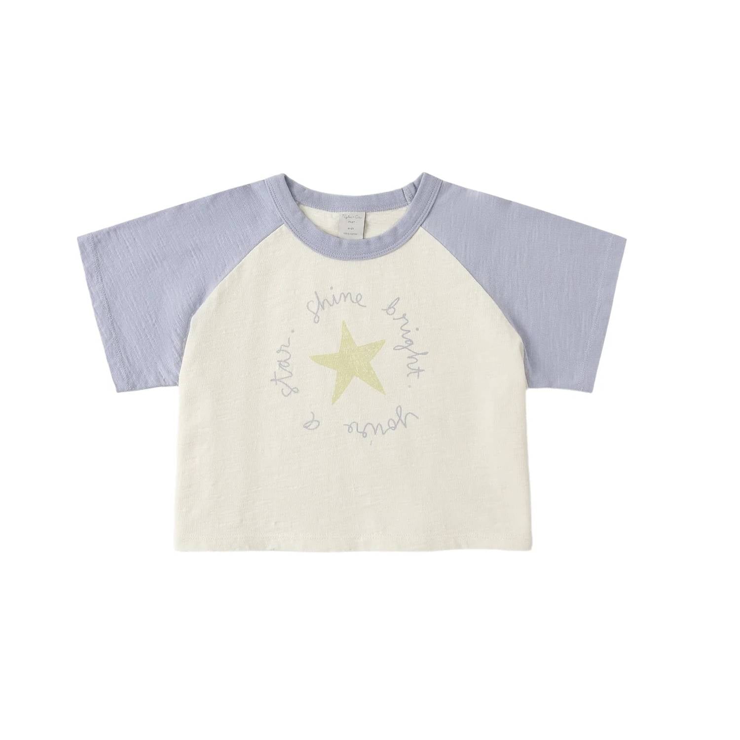 Rylee + Cru - Girl's Raglan Crop Tee