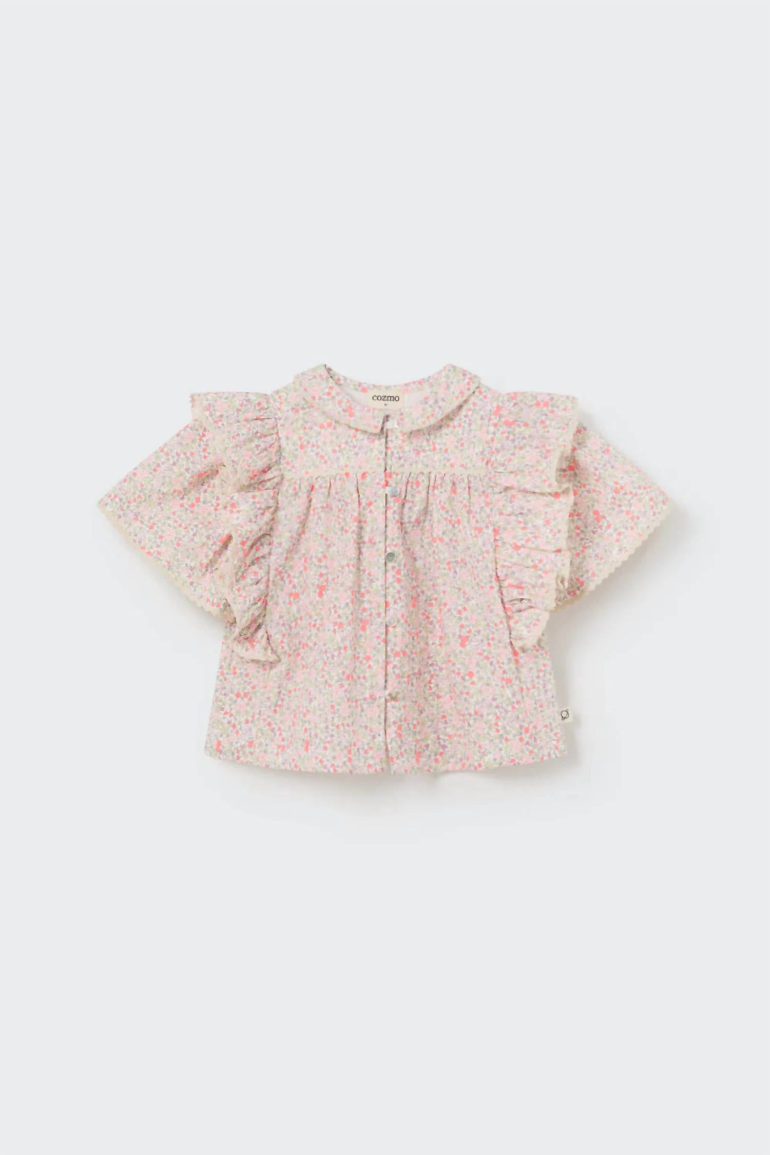 Cozmo - Girls' Floral Blouse