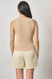 Lilla P - Sunwashed Ribbed Tank Top