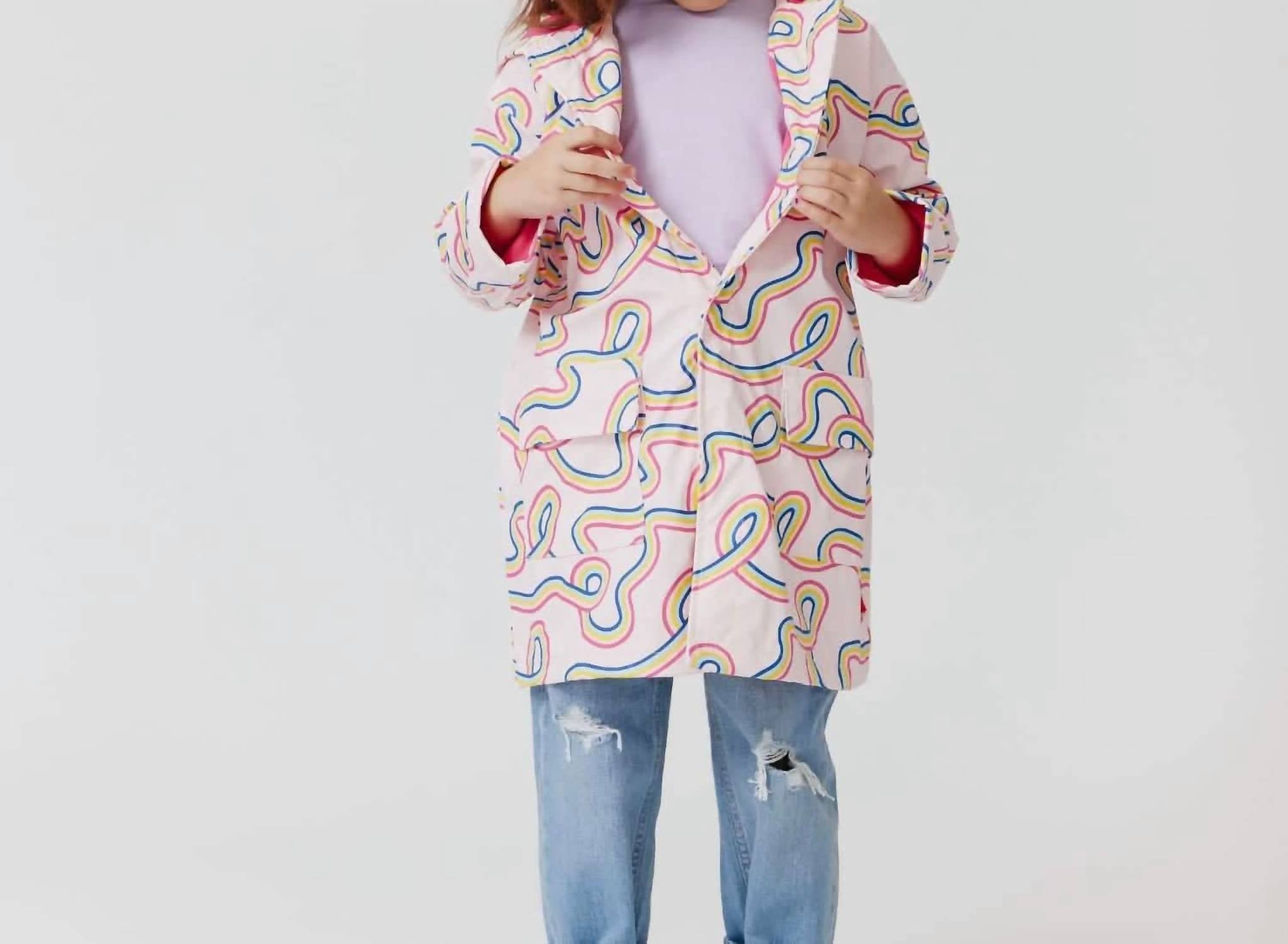 Magnetic Me - Kids Lined Jersey Cotton Raincoat