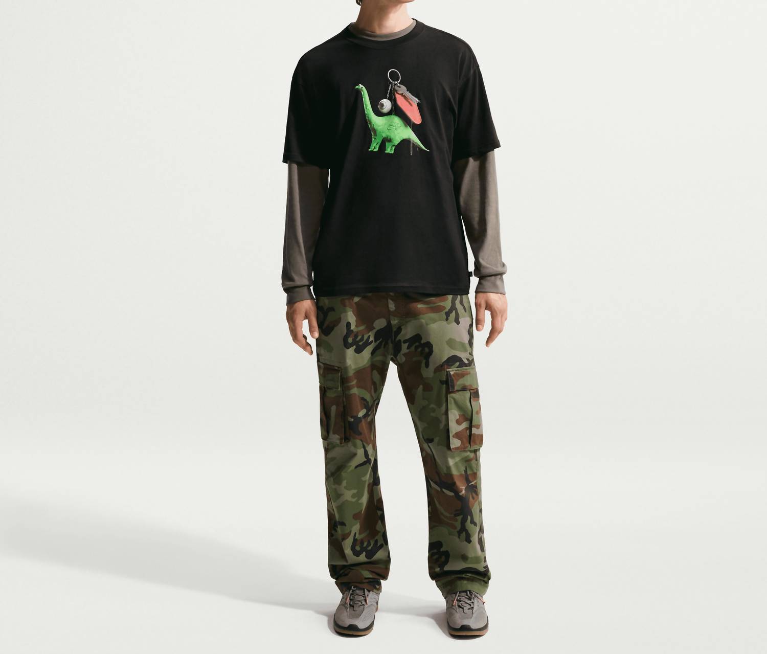 NIKE Dino Keychain T-shirt in black - men's t-shirt