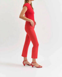 Daze - High-rise Crop Flare Jeans