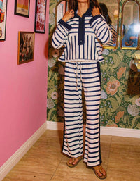 Bucketlist - Birdie Drawstring Stripe Pants