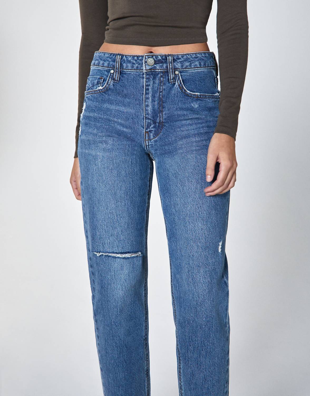 Unpublished - Debbie Step-mom High-rise Slim Fit Jeans