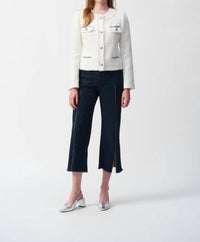 Joseph Ribkoff - Boucle Chain Detail Jacket