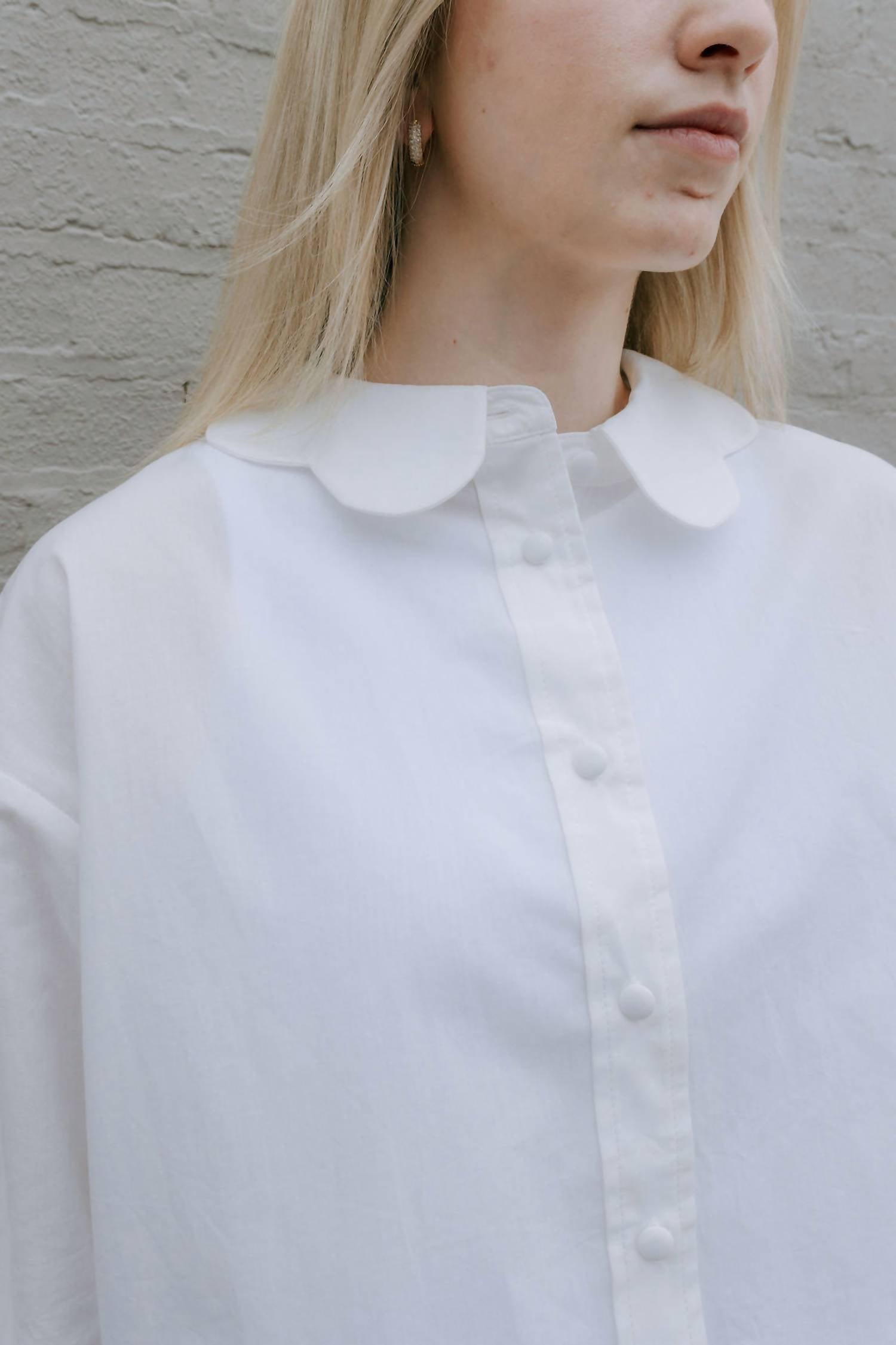 Mable - Scallop Collar Shirt