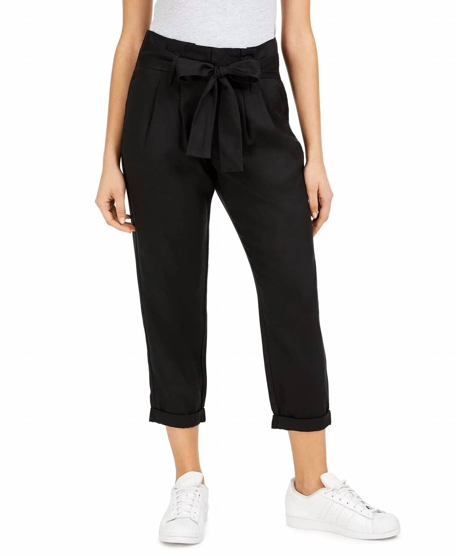 Indigo Rein - Capri Cuffed Cropped High Rise Pants