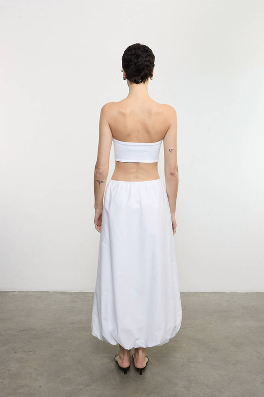 Enza Costa - POPLIN BUBBLE SKIRT