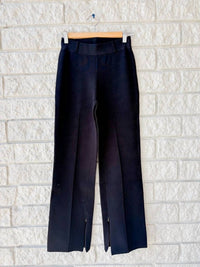 Apiece Apart - Straight Pull On Zip Hem Pants