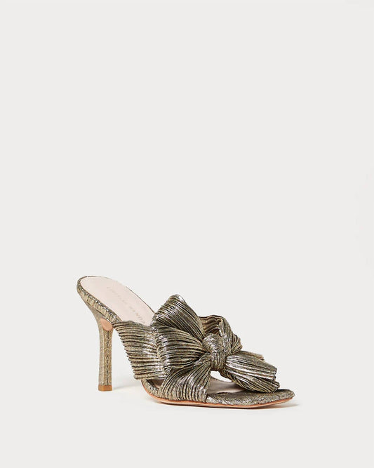 Loeffler Randall - WOMEN'S CLAUDIA PLEATED BOW MULE SANDAL