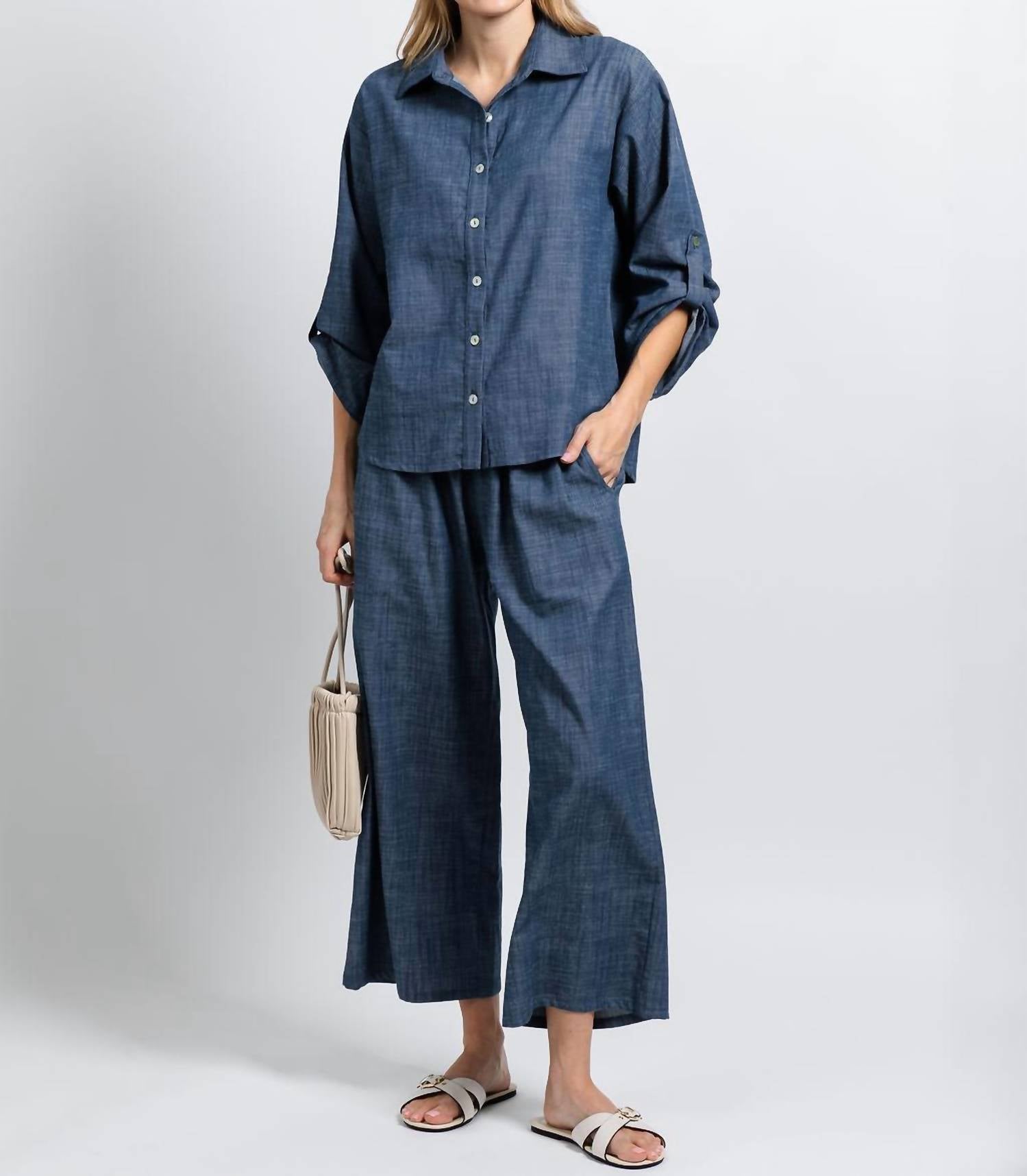 Nally & Millie - Ariel Elastic Waist Pants