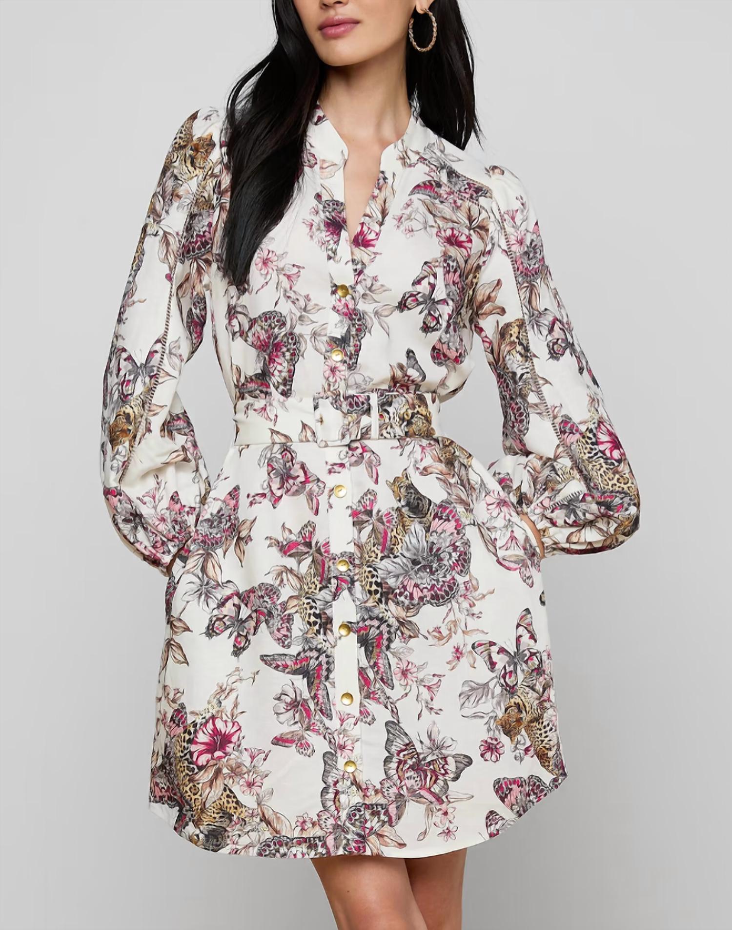 L'Agence - Kiersten Long Sleeve Dress