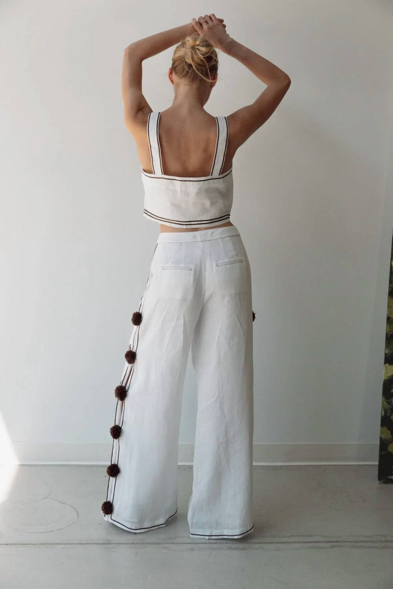 Hope For Flowers - Embellished Shell Tank Top