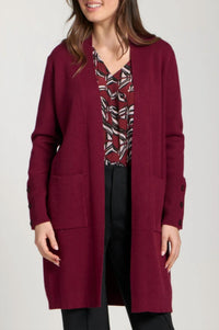 Apny - Open Front With Button Detail Cardigan