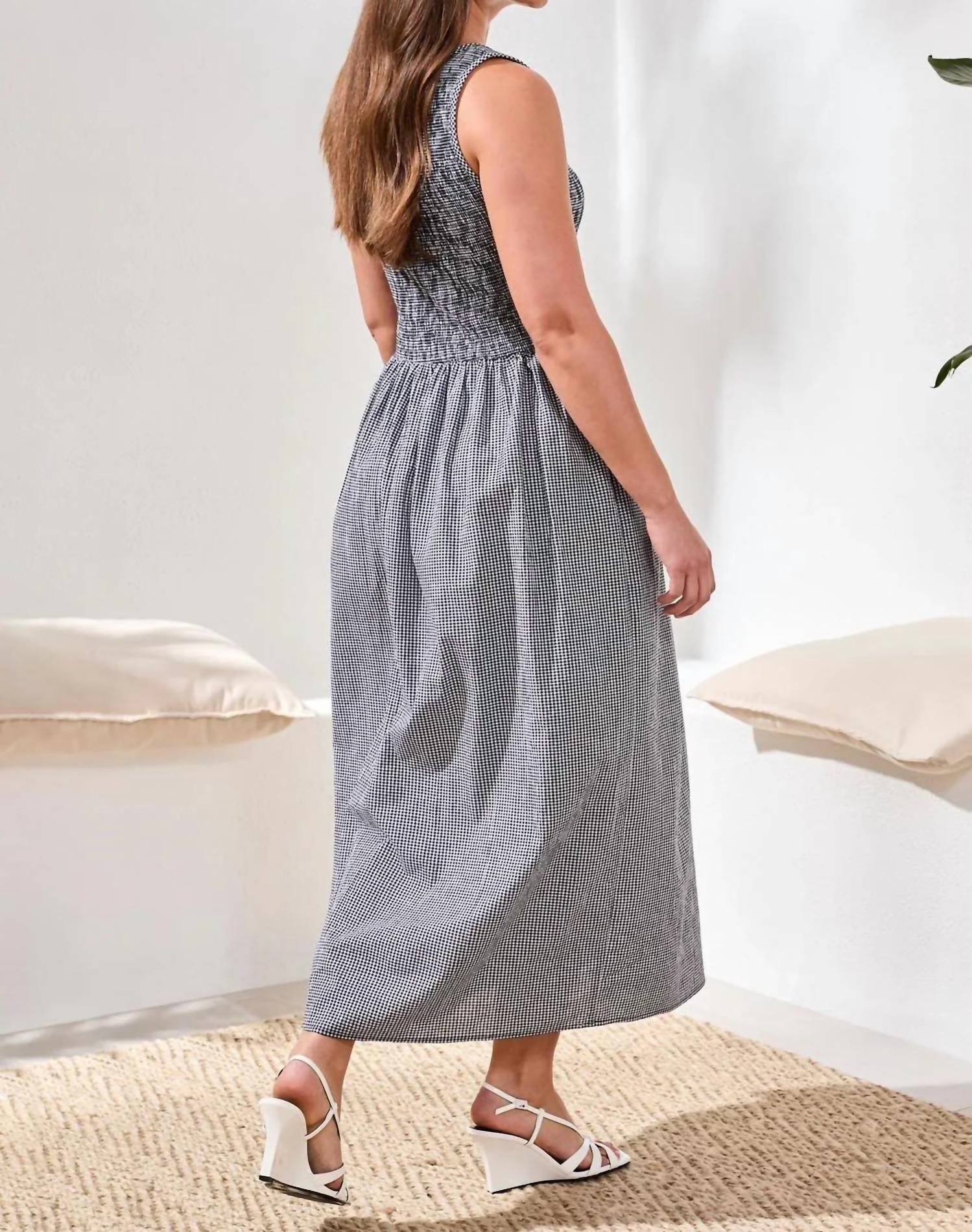 Tribal - Sleeveless Rouched Dress