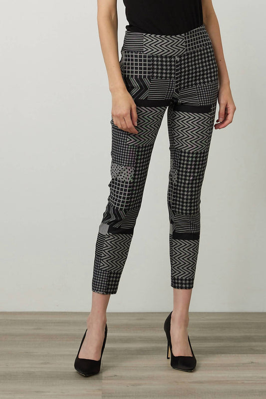 Joseph Ribkoff - Women's Geometric Print Pants