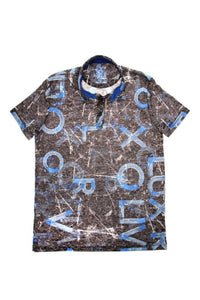 Eight X - Letters Print Polo Shirt