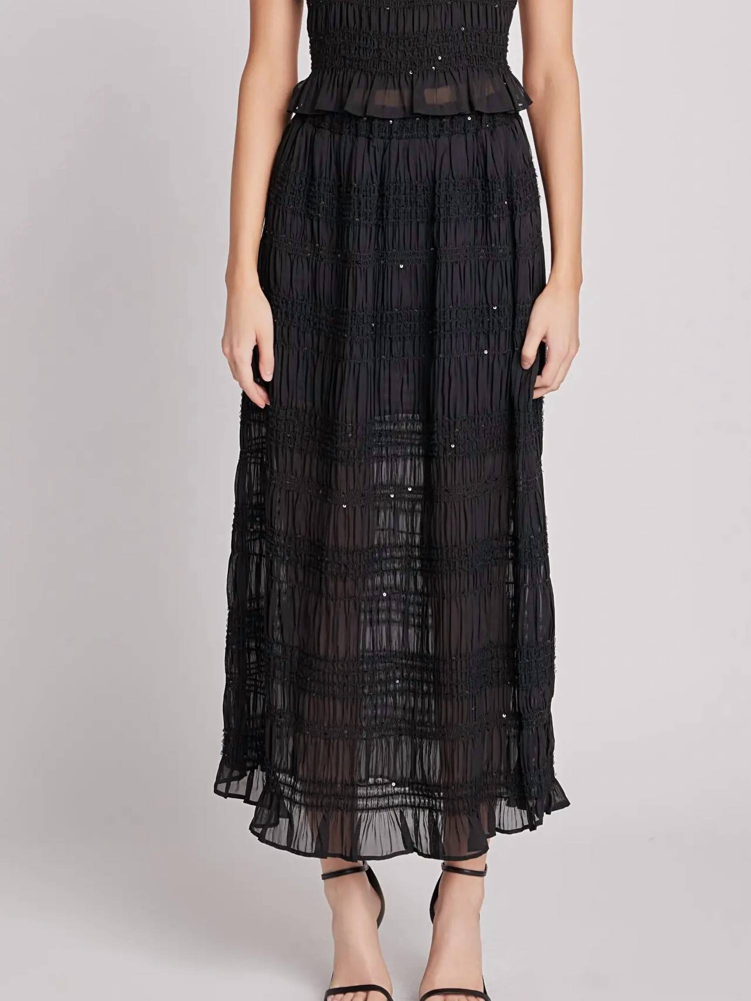 Endless Rose - Everly Sequin Maxi Skirt