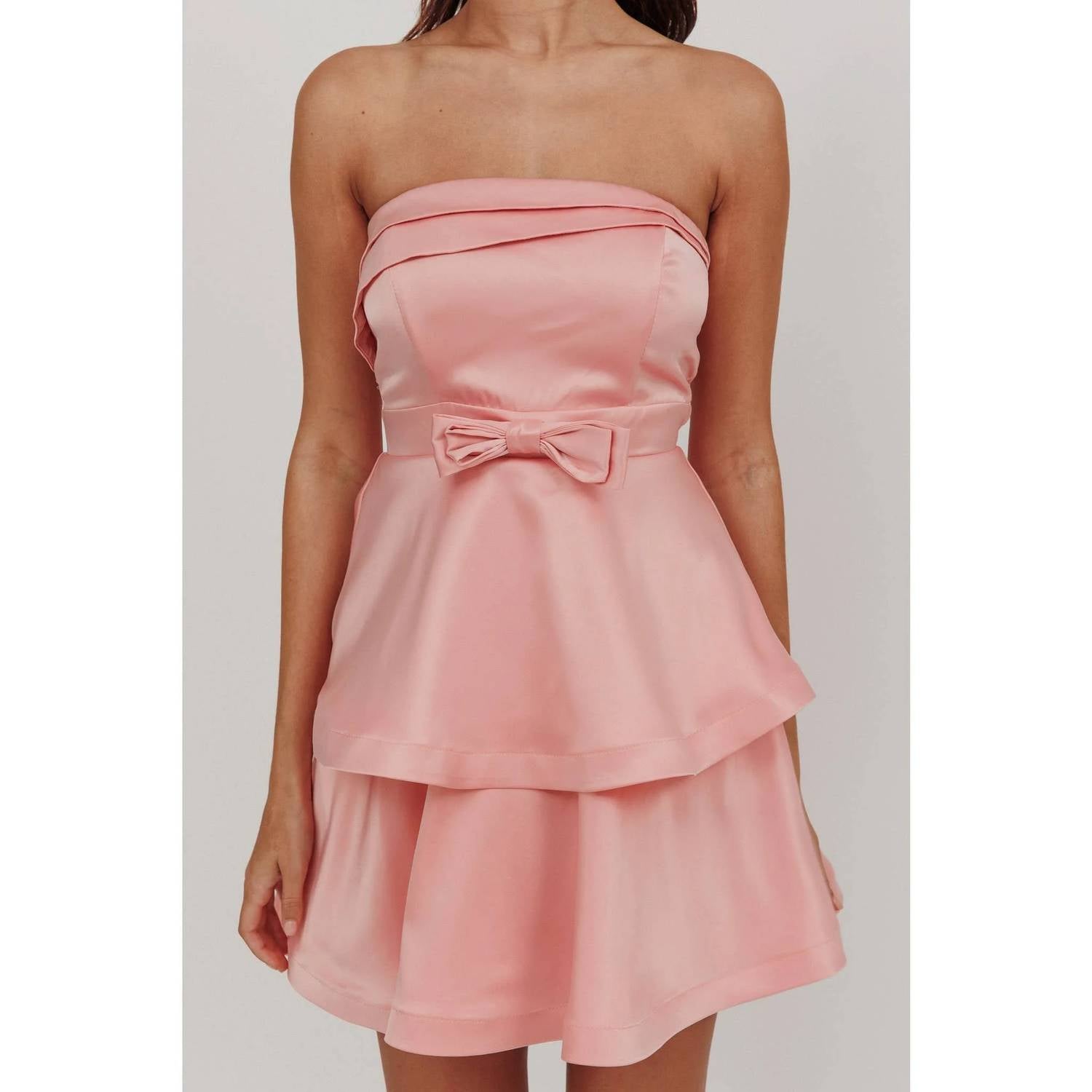 One And Only Collective - Rylee Satin Mini Dress