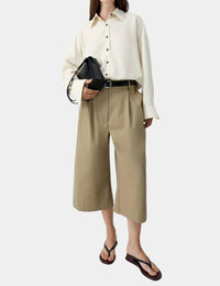 Cordera - Oversized Pencil Striped Shirt