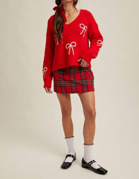 Wishlist - Elana Bow Embellished Sweater