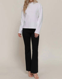 Active Basic - Frontier Brushed Rib Mock Neck Western Top