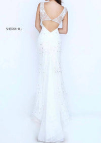 Sherri Hill - Lace Mermaid Bridal Gown