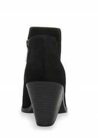 Blondo - Women's Suede Stacked Heel Bootie