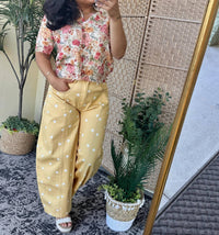Peach Love - Build Me Up Buttercup Gypsy Fit Dotted Pants