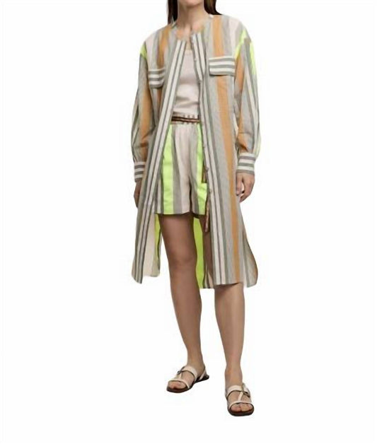 Summum - Two pocket Stripe Coat