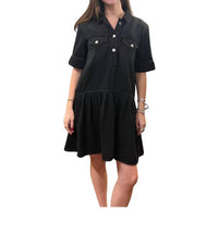 Ganni - Soft Rigid Denim Mini Dress