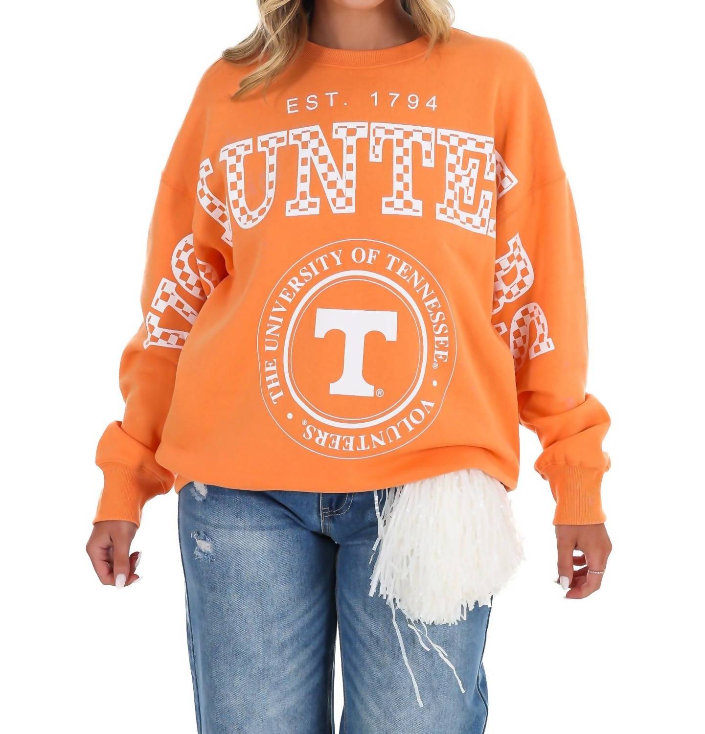 Gameday Social - Tennessee Philly Split Crewneck Tee