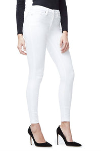 GOOD AMERICAN Women's Good Legs Jean in white - women's jeans - detail view