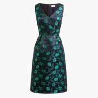 J.Crew - Women's Jacquard V-neck Cocktail Dress