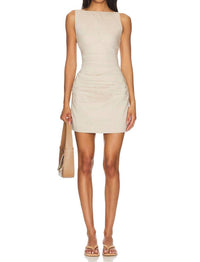 Sovere - Tova Sleeveless High Neck Dress