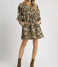 Umgee - Vintage Camellia Dress