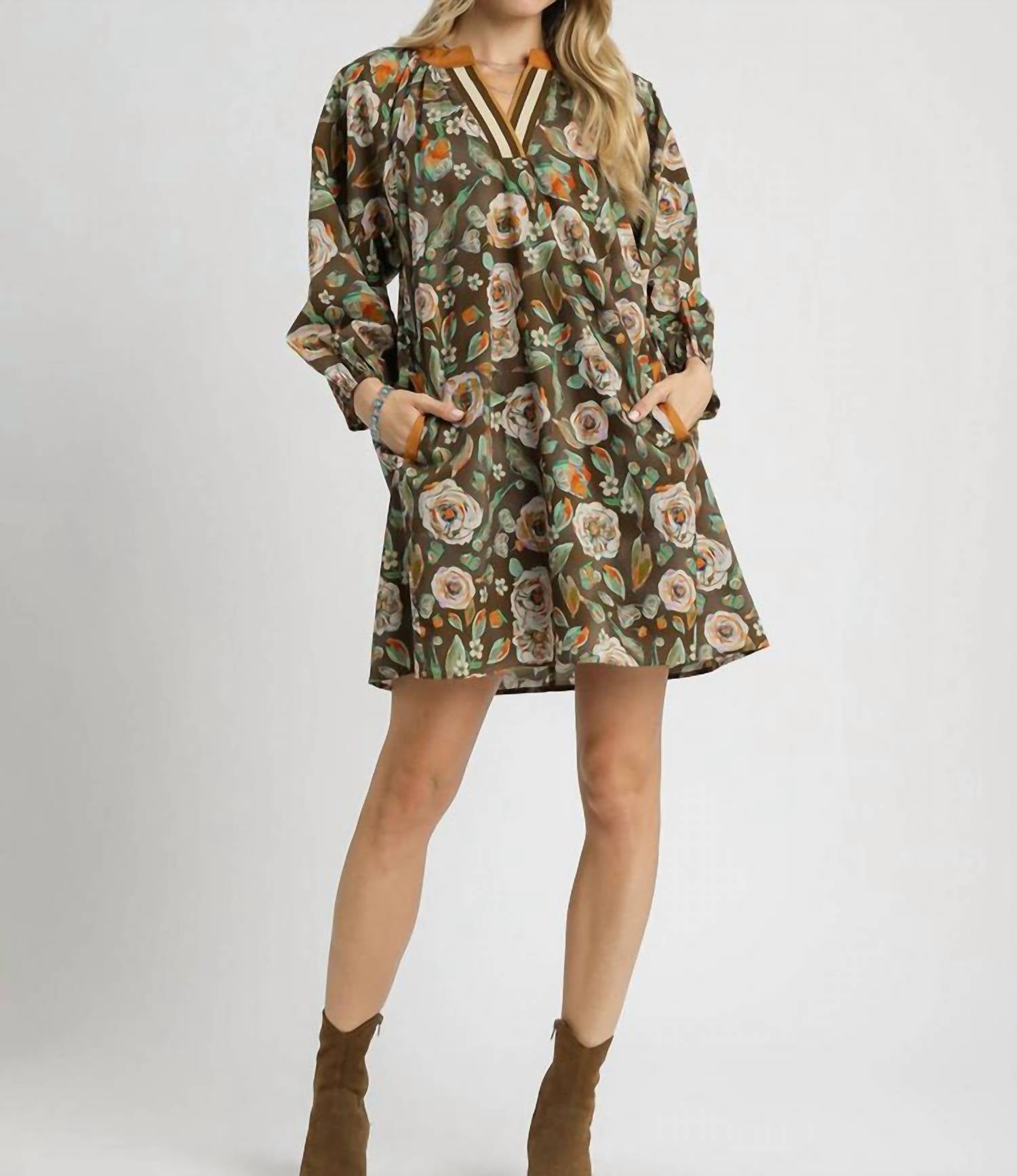 Umgee - Vintage Camellia Dress