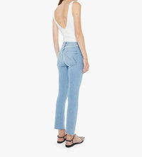 Mother - Mid Rise Dazzler Ankle Fray Jean