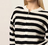 Sanctuary - Open Knit Bomber