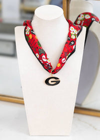 Saturday Silks - Georgia Bulldogs Twilly Scarf