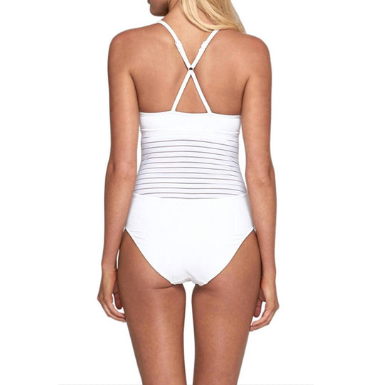 Jets By Jessika Allen - Plunge V-Neck One Piece Swimsuit
